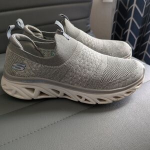 Skechers Women's Gray Slip-On Sneakers